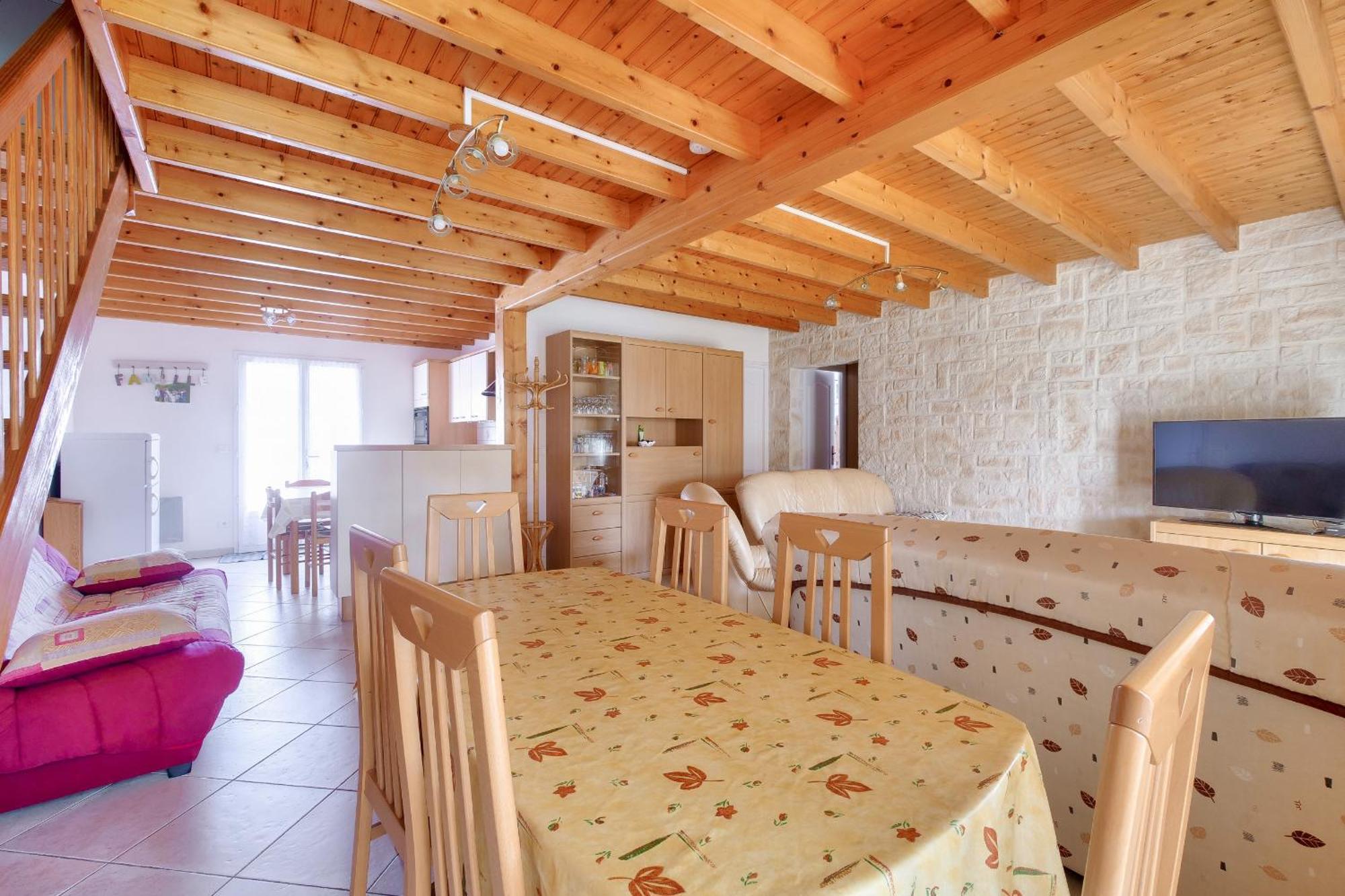 Maison Pour 8 - 5Min De La Plage - Jardin & Veranda Longeville-sur-Mer Buitenkant foto