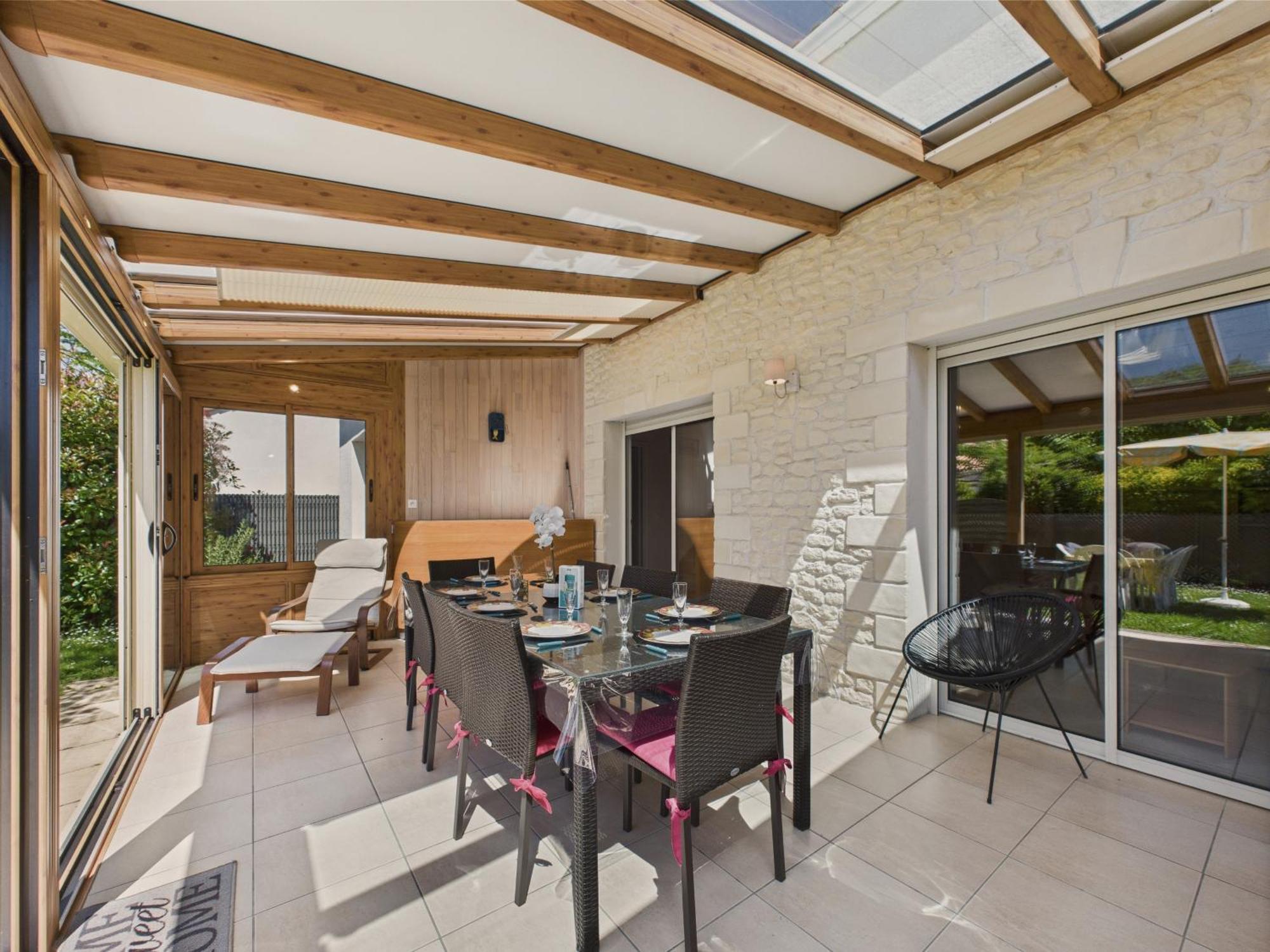 Maison Pour 8 - 5Min De La Plage - Jardin & Veranda Longeville-sur-Mer Buitenkant foto
